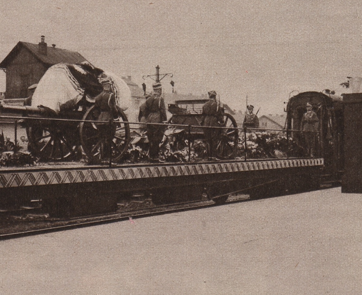 Pociąg żałobny z trumną Piłsudskiego 
