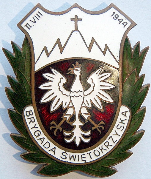 Odznaka powojenna Brygady Świętokrzyskiej NSZ 