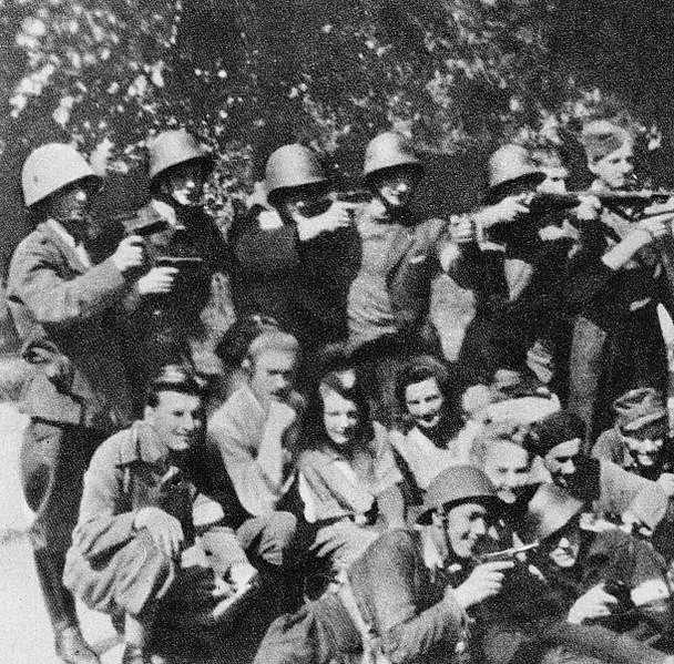 AL na Żoliborzu w 1944 r. podczas powstania warszawskiego