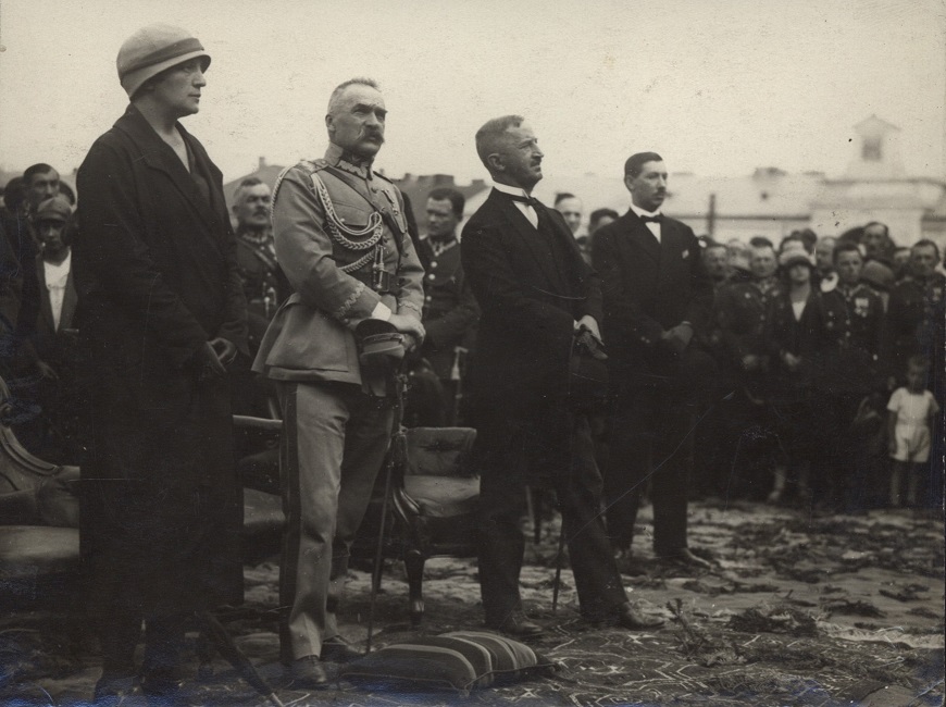Józef i Aleksandra Piłsudscy w Kielcach w roku 1926