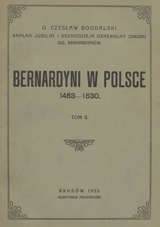 Bernardyni w Polsce