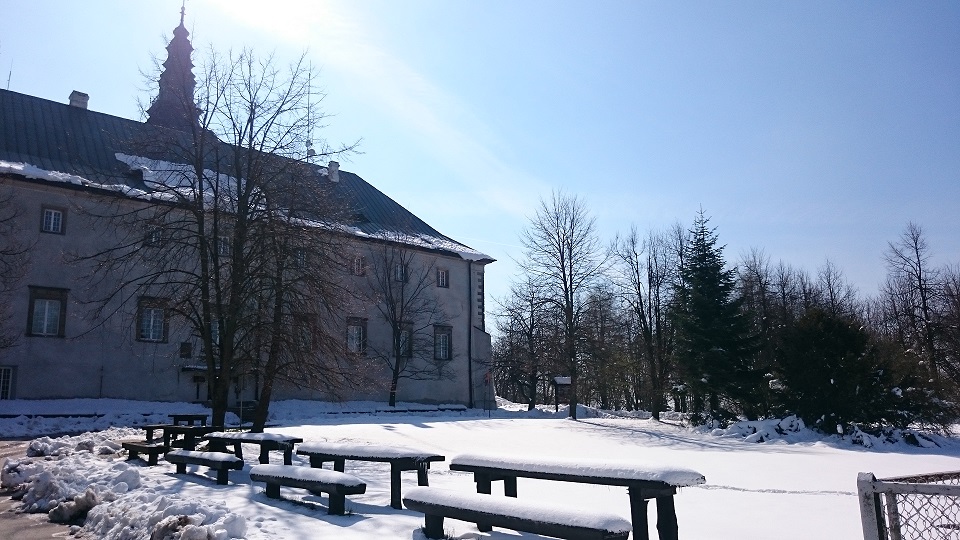 Zachodnie zabudowania klasztoru świętokrzyskiego