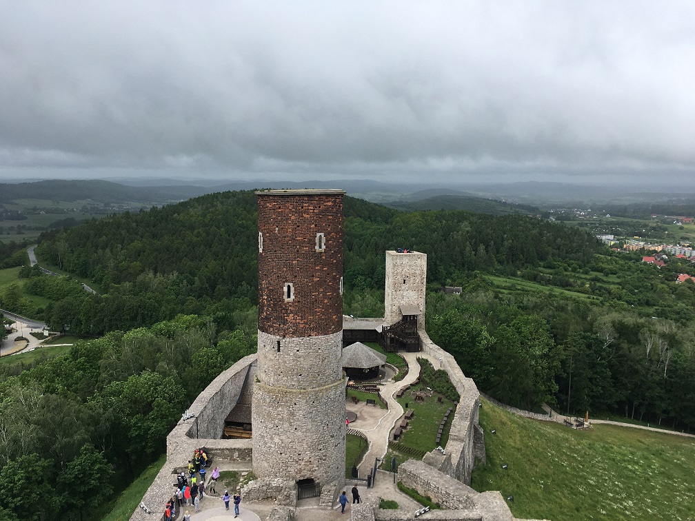 Chęciny zamek - Góry Świętokrzyskie
