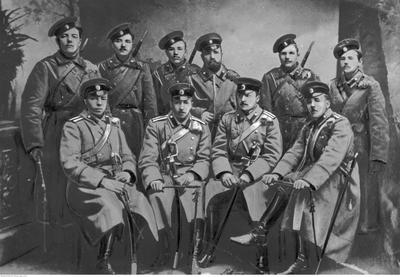 Żołnierze rosyjscy z czasu rewolucji 1905 r. 
