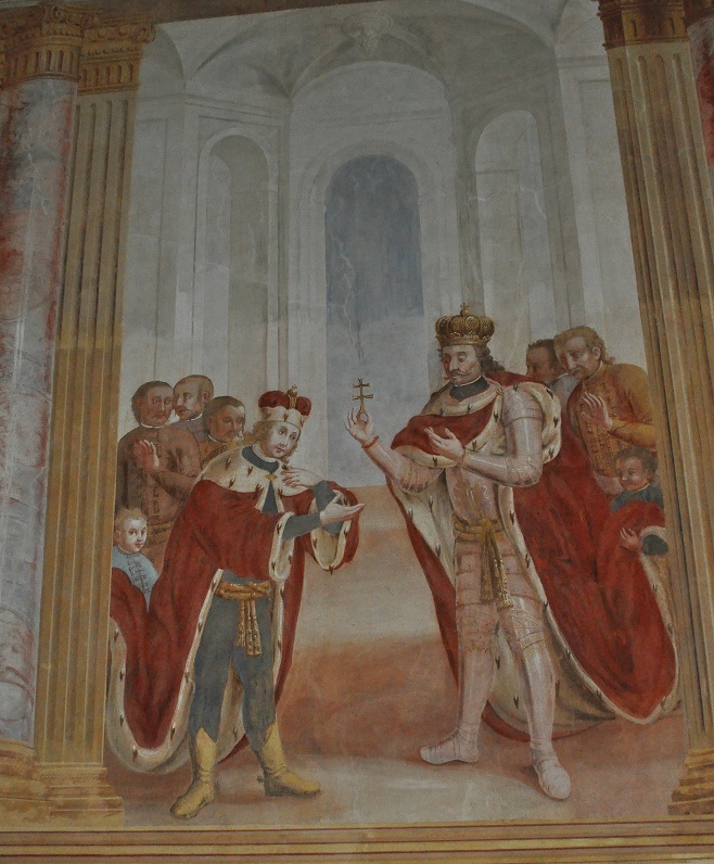 Malowidła ścienne w kaplicy Oleśnickich na Świętym Krzyżu 