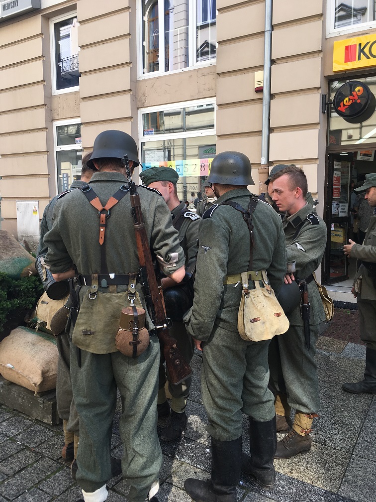 Niemieccy żołnierze z 1944 r. - Kielce 2019 r. 