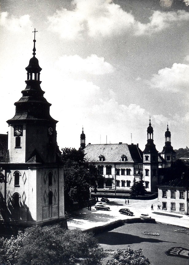Pałac biskupi w Kielcach - 1964 r. 