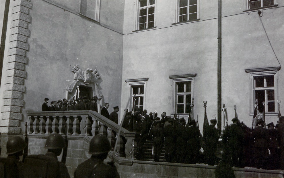 Kielce - sanktuarium Piłsudskiego - 1938 r. 
