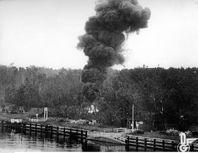 Pożar na Weterplatte w 1939 r. 